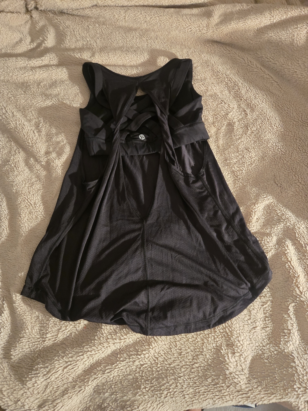 lululemon athletica Black Girls' Athletic Dress with Strappy Back